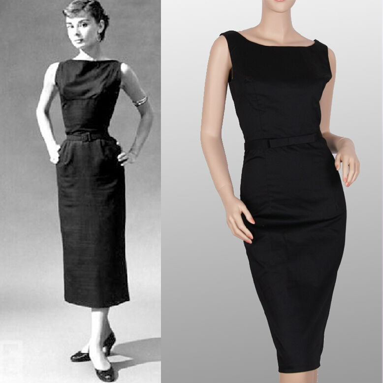 Audrey Hepburn Dress Black & Make You Look Thinner