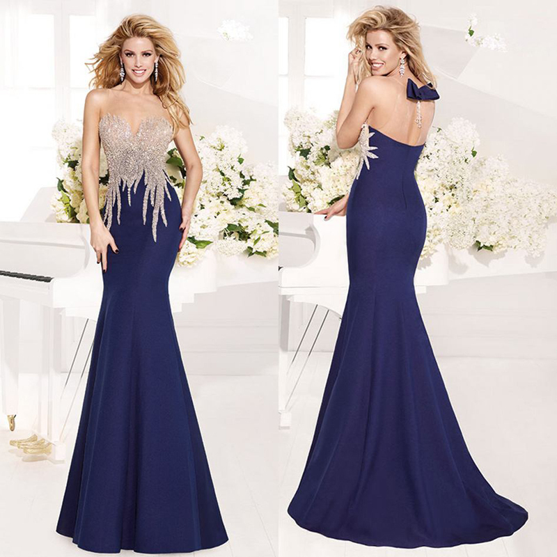 Bebe Royal Blue Dress - Fashion Show Collection