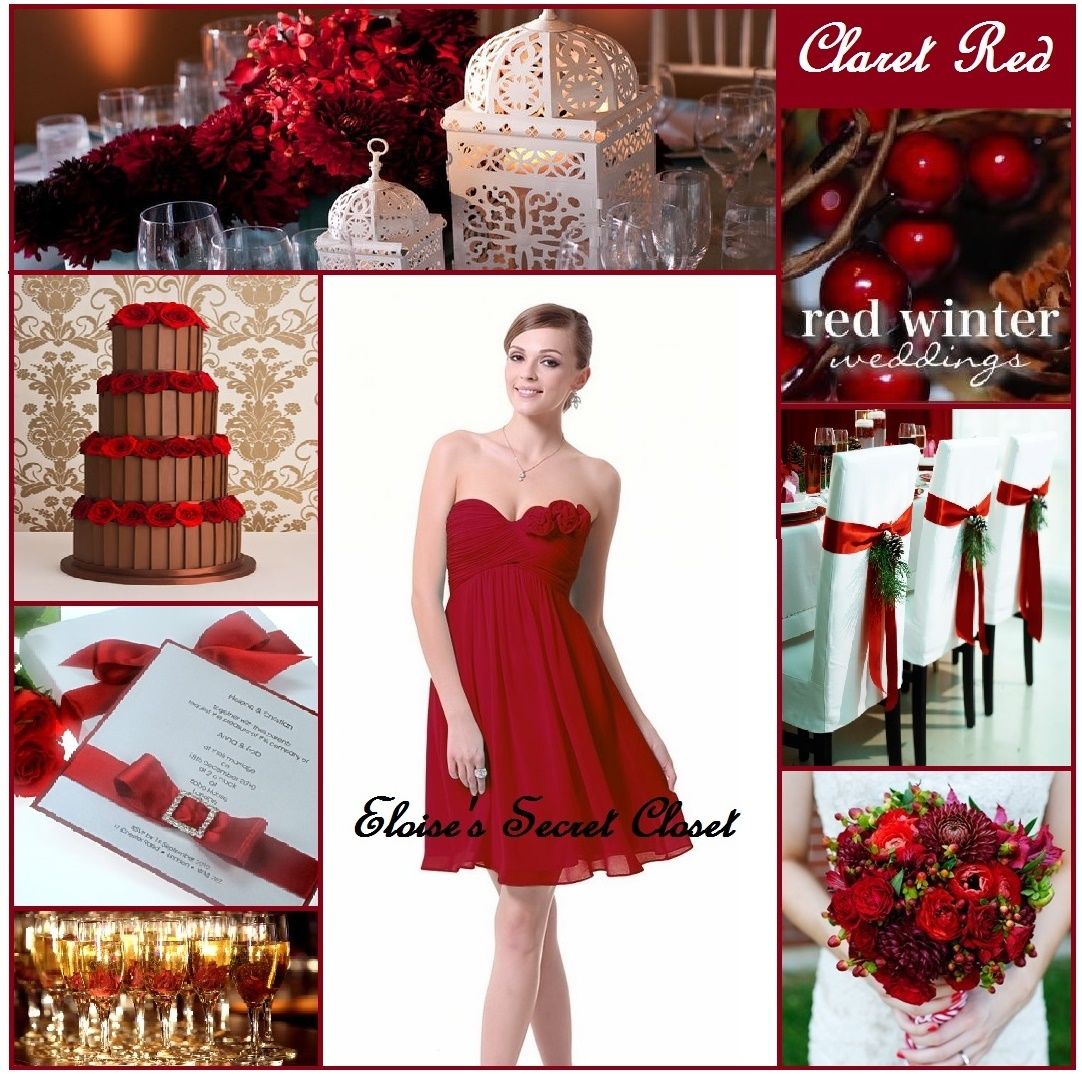 Claret Red Bridesmaid Dresses : Details 2017-2018