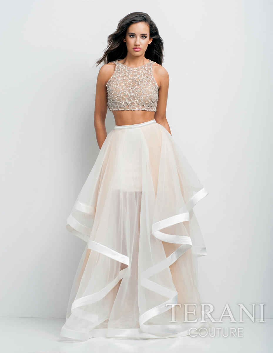 Cocktail Two Piece Dress - Elegant And Beautiful