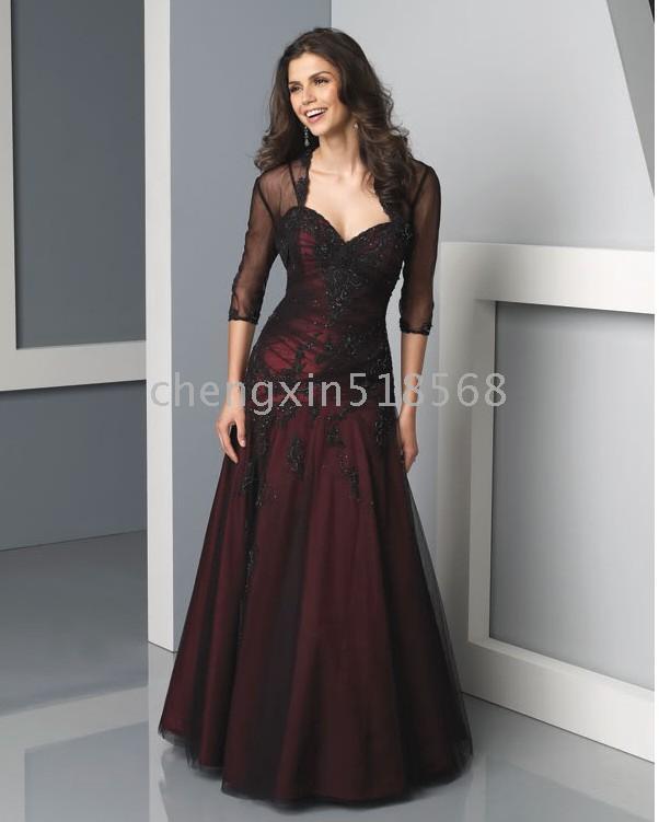 dark coloured prom dresses