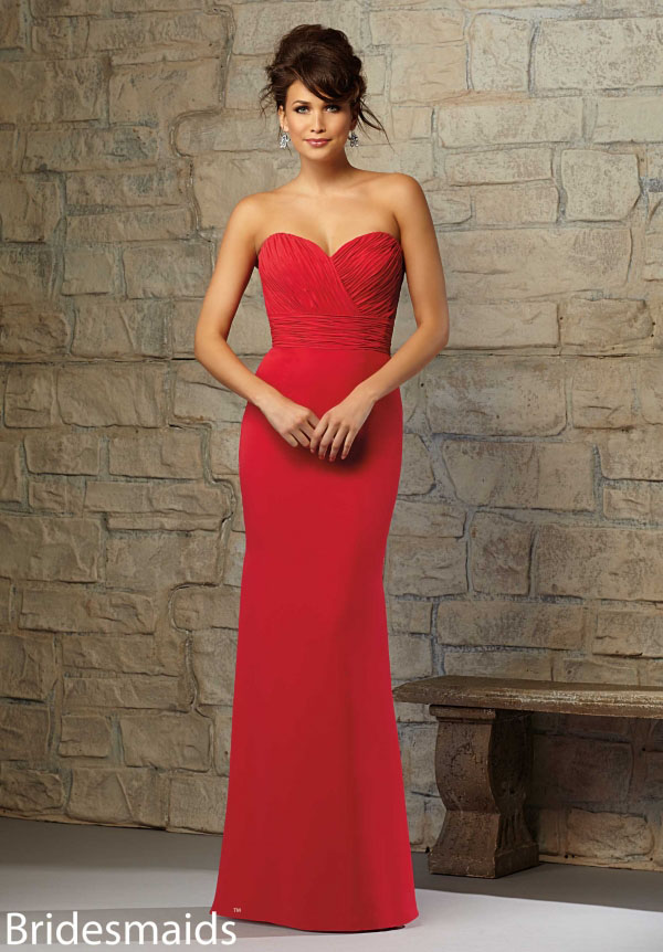 Elegant Red Bridesmaid Dresses : Clothes Review