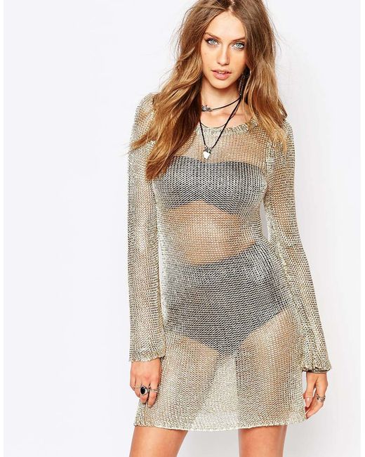 Knitted Metallic Dress And How To Look Good