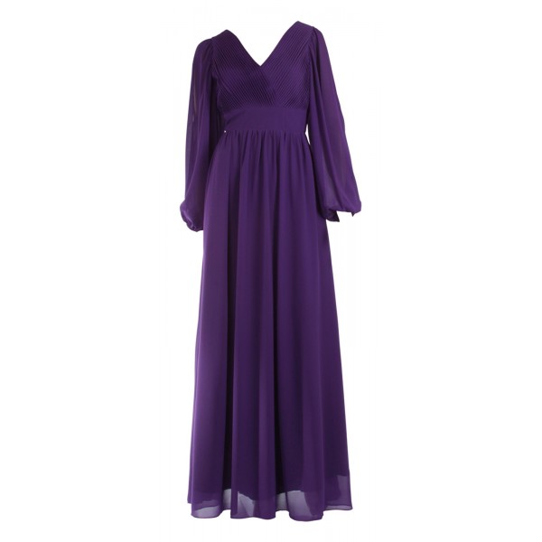 Long Purple Dress Uk - Fashion Week Collections