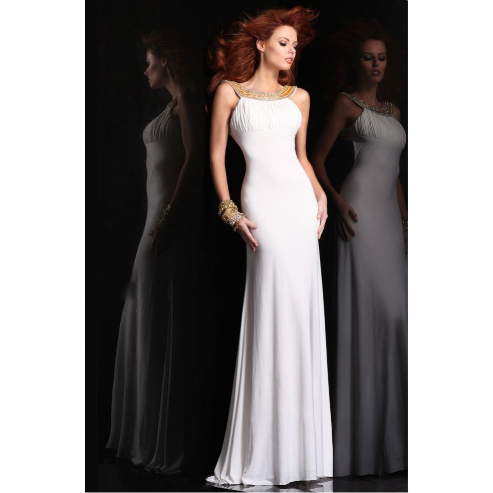 Long White Jersey Dress - Clothing Brand Reviews