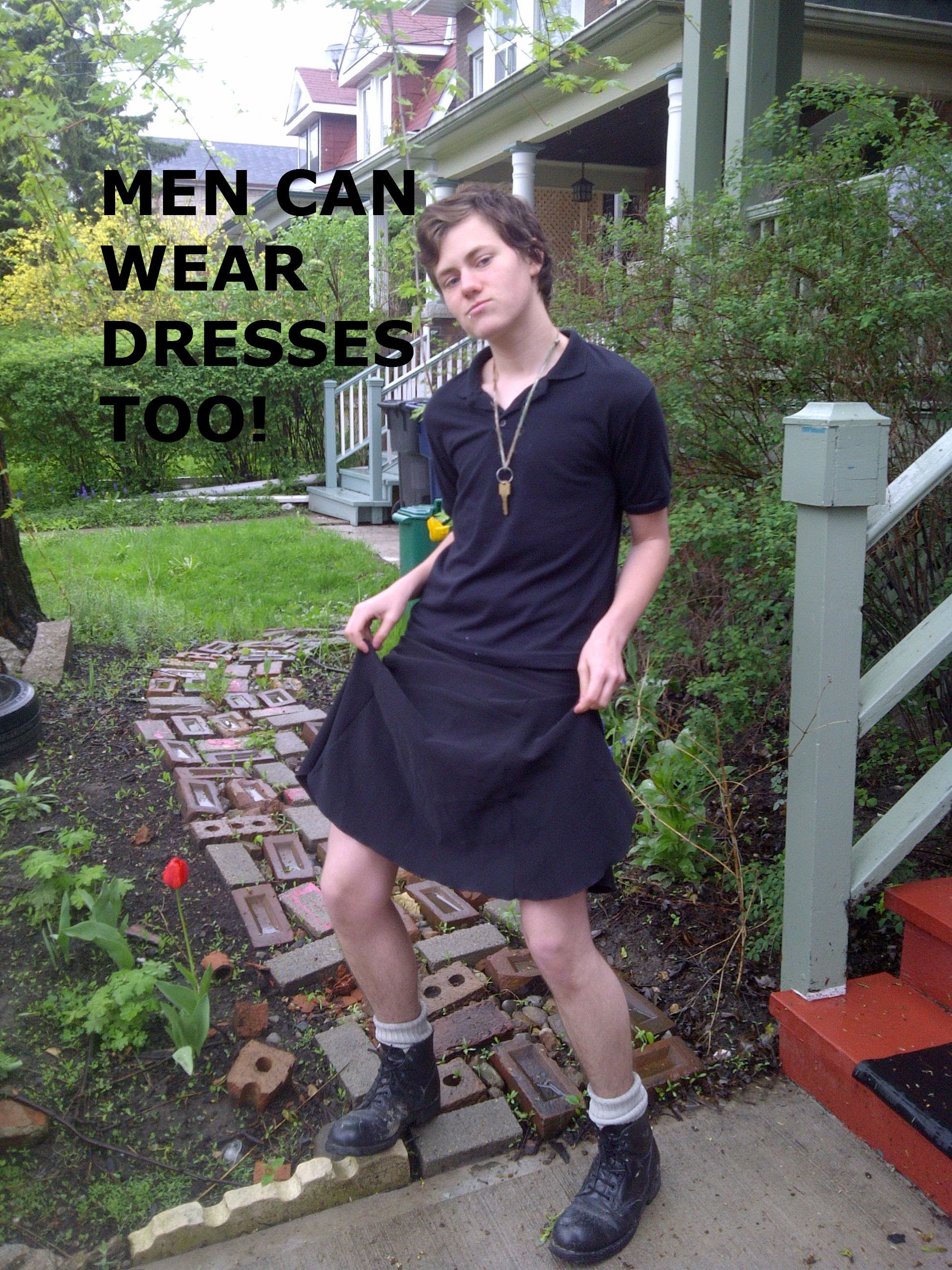 Males Wearing Dresses : Different Occasions