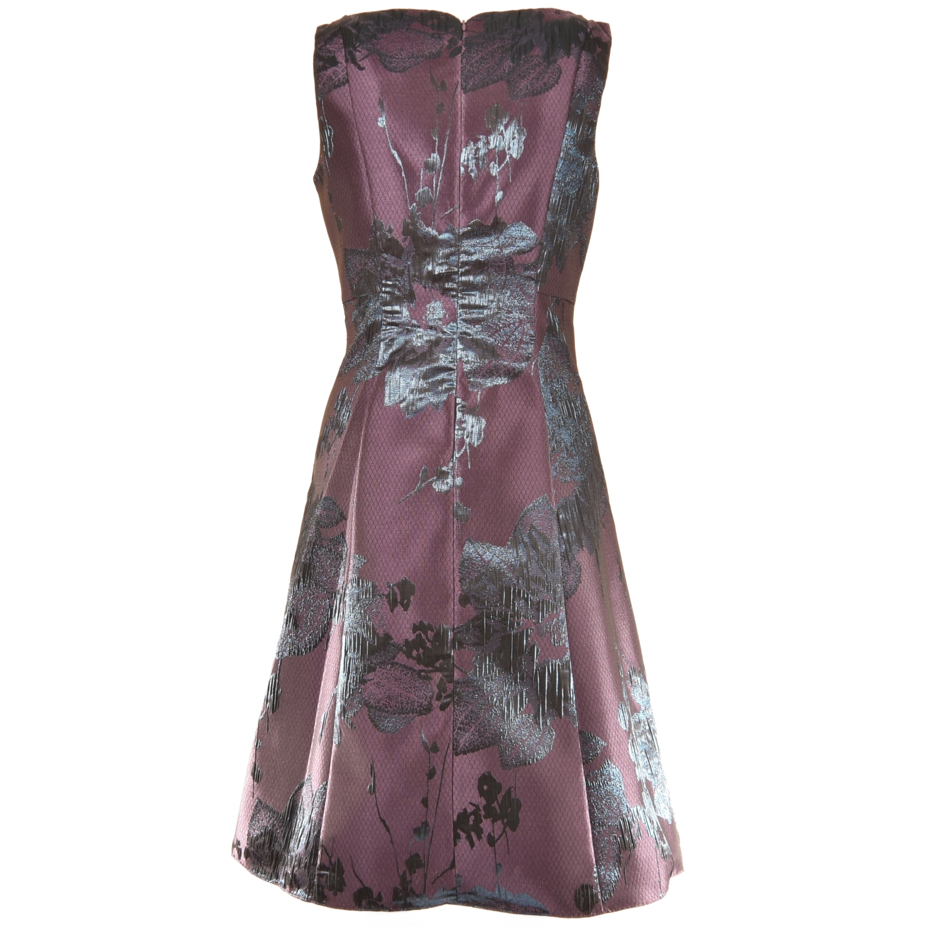 Metallic Purple Dress And Oscar Fashion Review