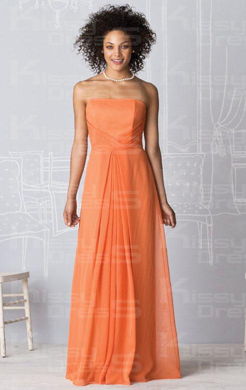 Orange Floor Length Dress : 2017 Fashion Trends