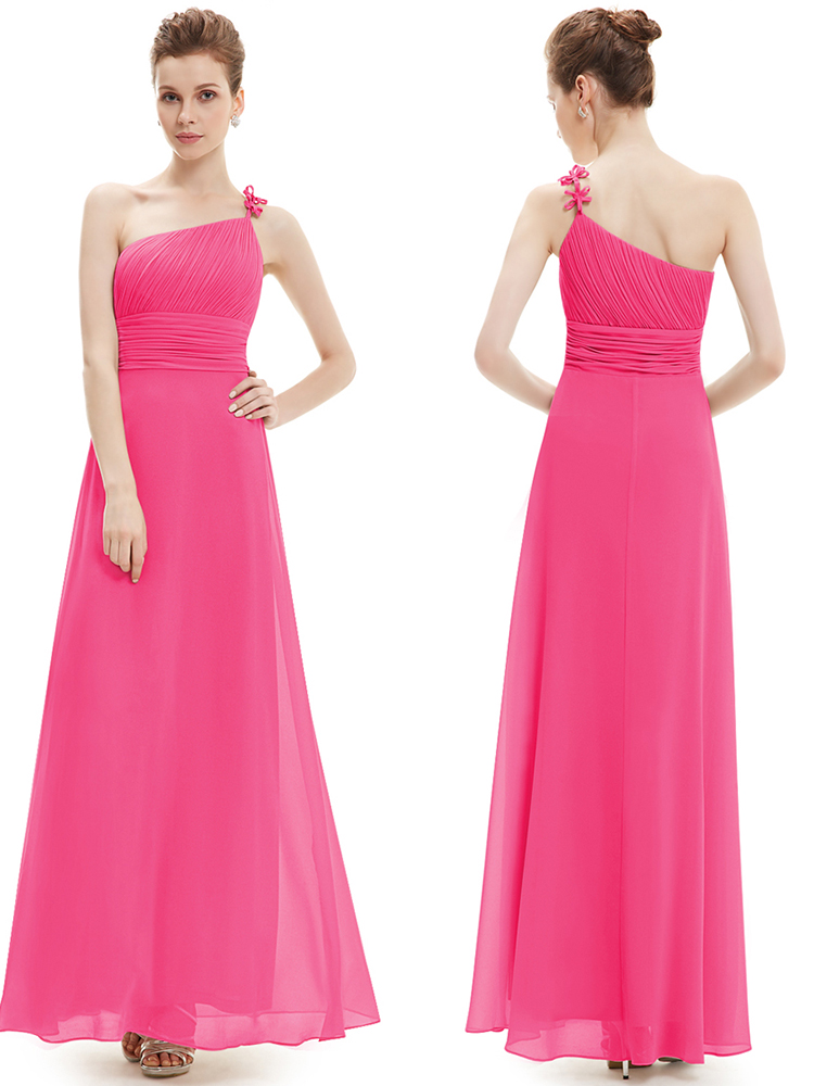 Pink Full Length Dress : Spring Style