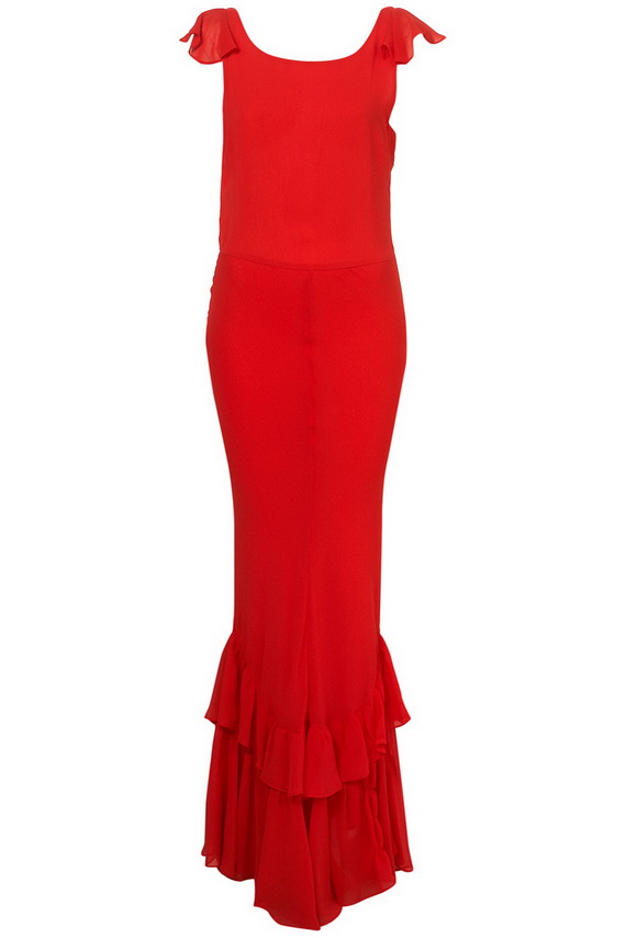 Red Jersey Maxi Dress - Overview 2017