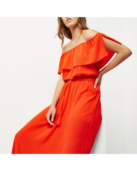 River Island Red Maxi Dress : Different Occasions