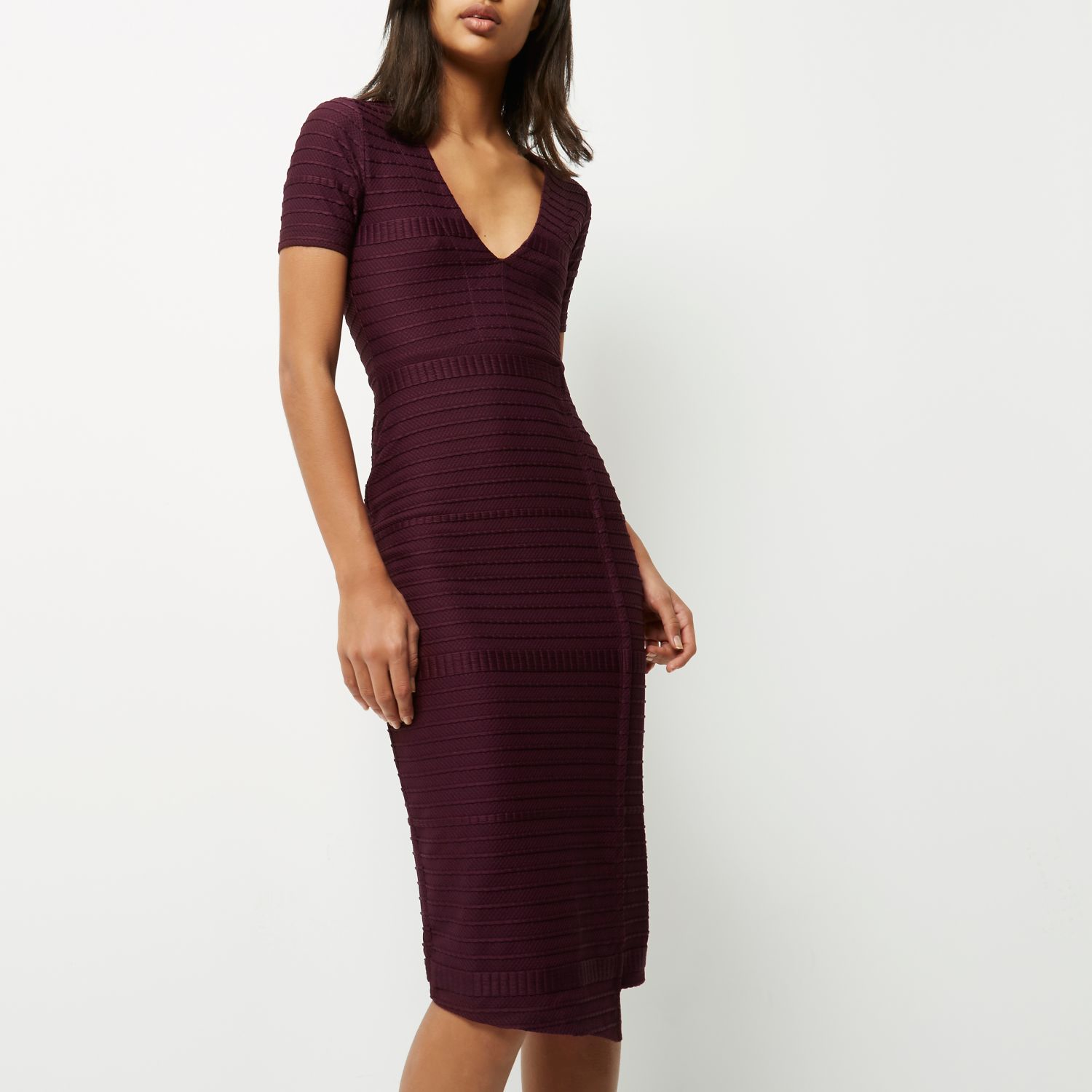 River Island Ribbed Dress - Fashion Show Collection