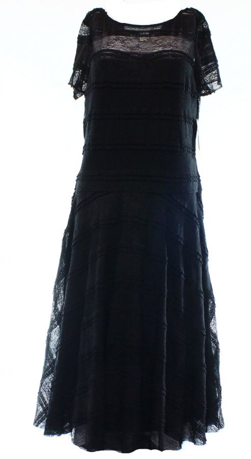 Sangria Black Lace Dress - Elegant And Beautiful
