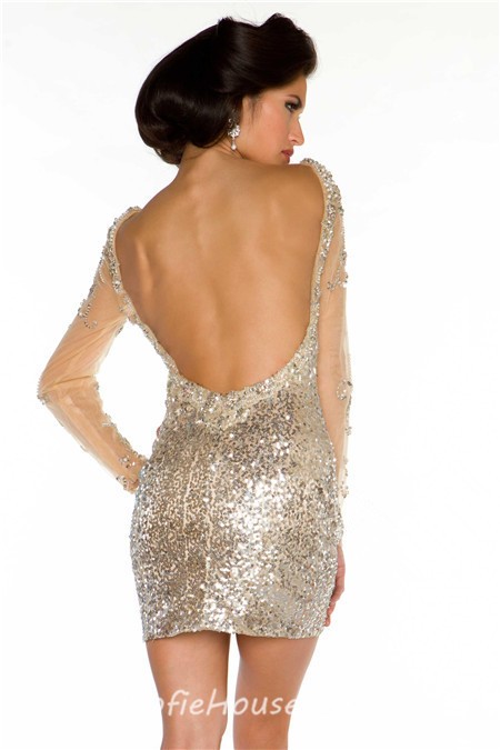 Sequin Dress Backless - Fashion Week Collections