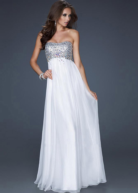 White Sparkly Dress Long & Guide Of Selecting