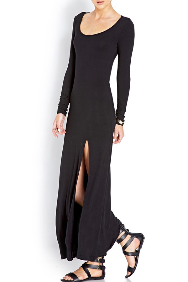 Backless Long Sleeve Maxi Dress And Perfect Choices