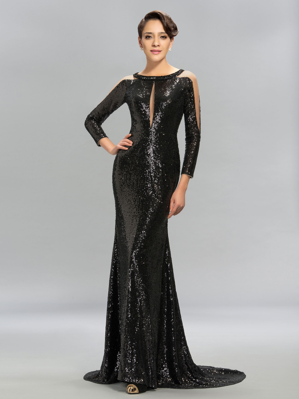 black-sequin-floor-length-dress-how-to-get_6.jpg - Dresses Ask