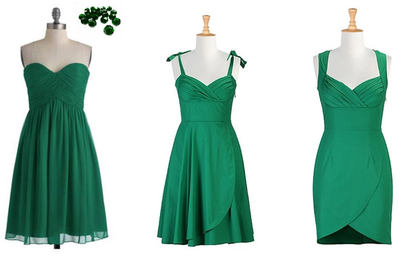 Emerald Green And Gold Bridesmaid Dresses And Oscar Fashion Review