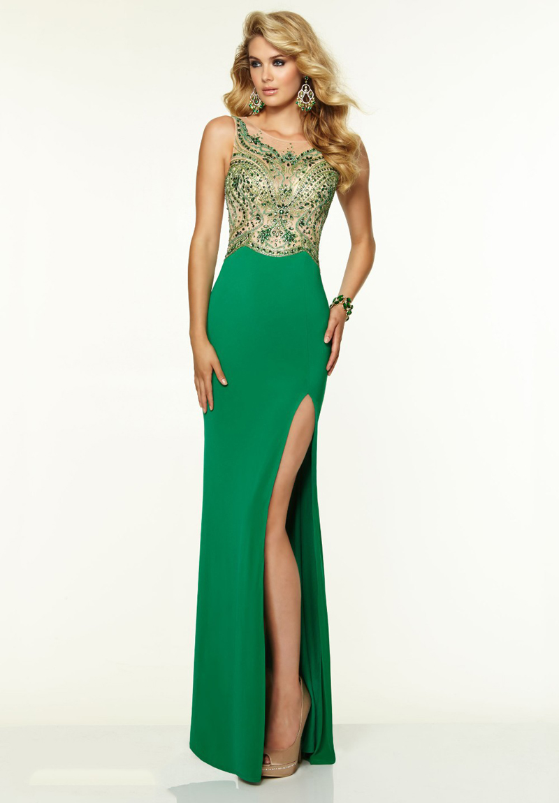 Emerald Green Floor Length Dress : Different Occasions