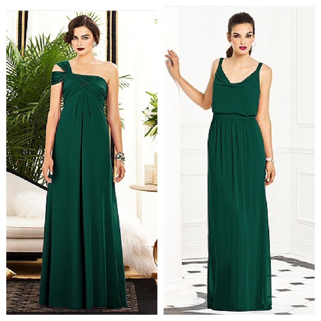 Emerald Green Floor Length Dress : Different Occasions