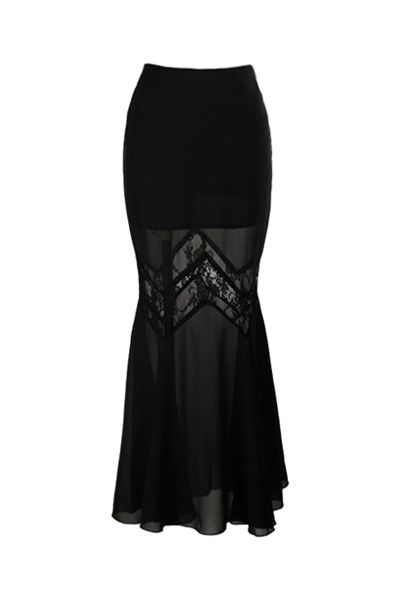 Floor Length Fishtail Dress : Online Fashion Review
