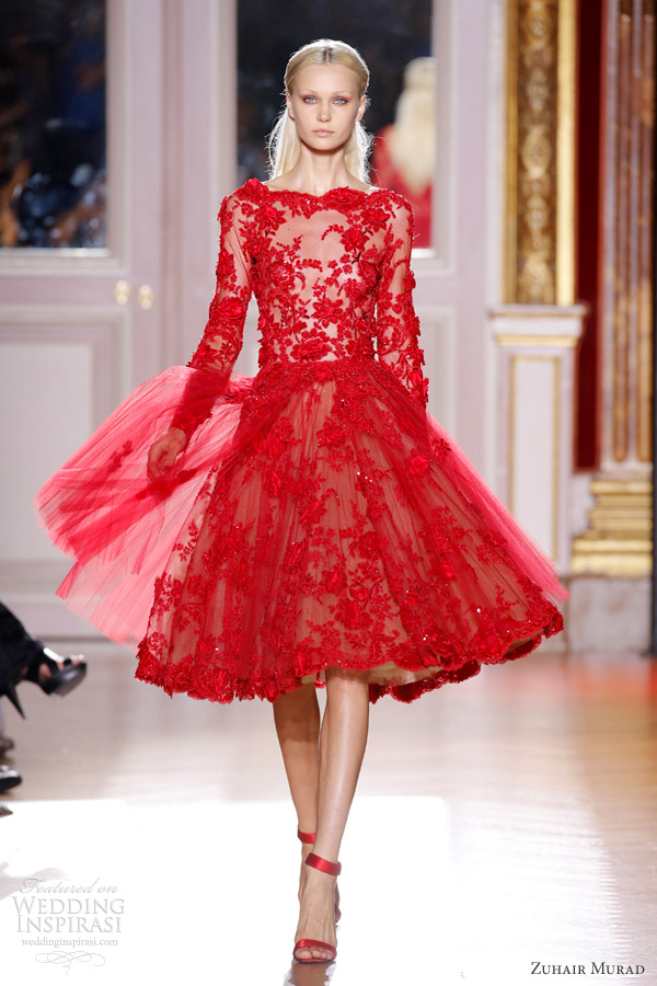 Lace Red Dress Long & 2017-2018 Fashion Trend
