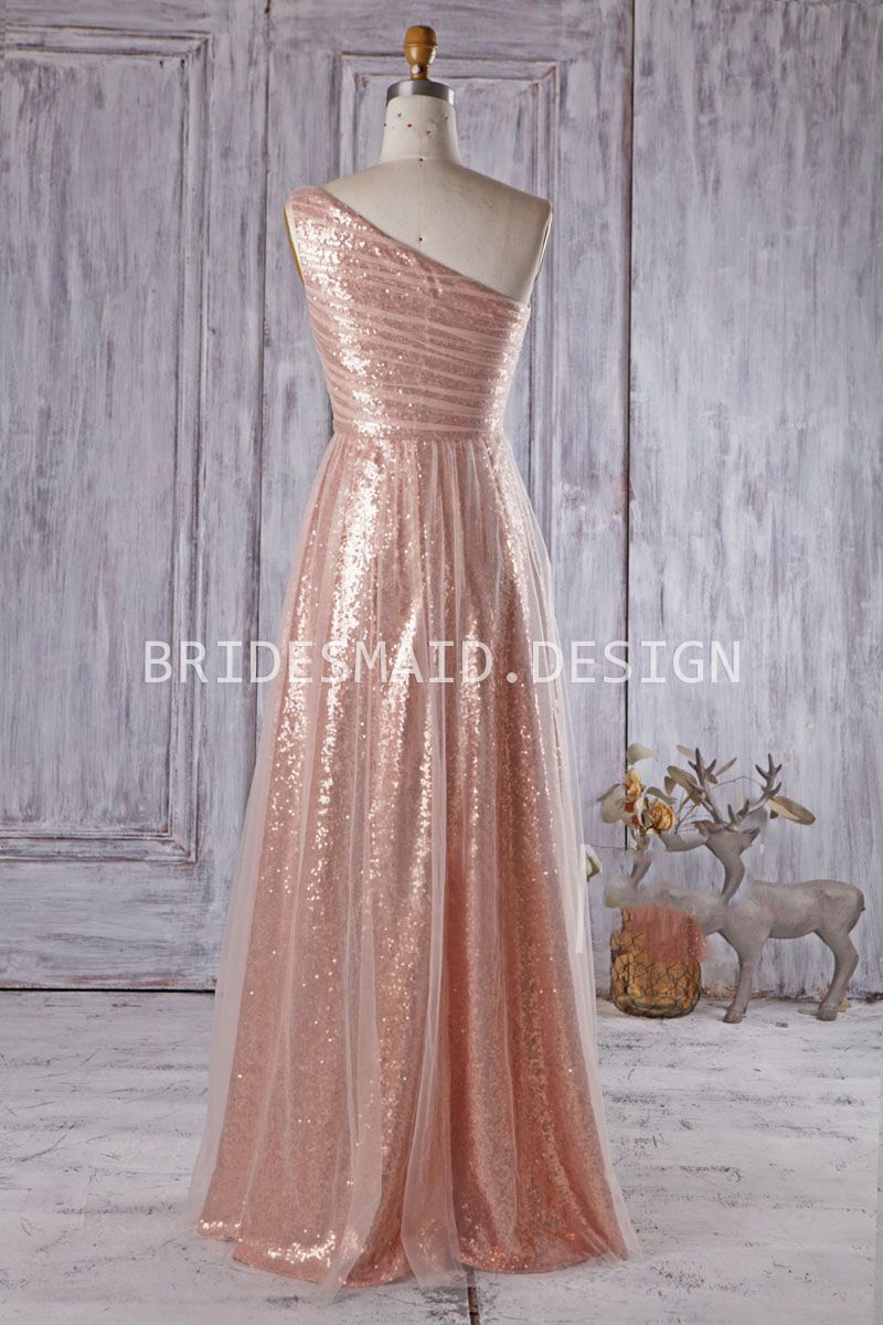 Modern Metallic Bridesmaid Dress - 2017 Fashion Trends