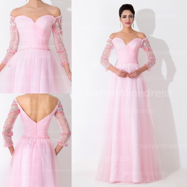 Off The Shoulder Sleeve Prom Dress - Clothing Brand Reviews