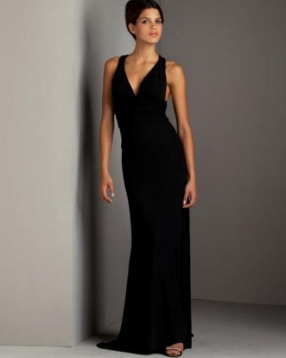 Plain Black Evening Gown & 2017-2018 Fashion Trend