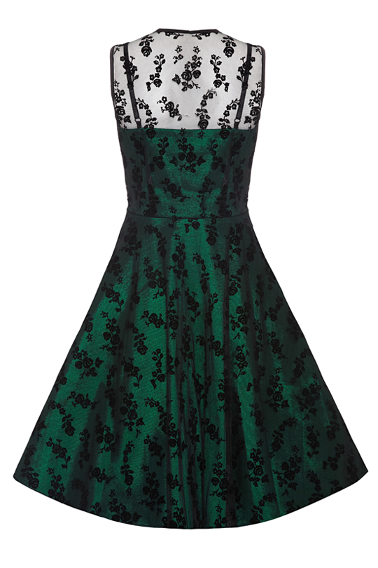 Plus Size Green Lace Dress : Make You Look Thinner