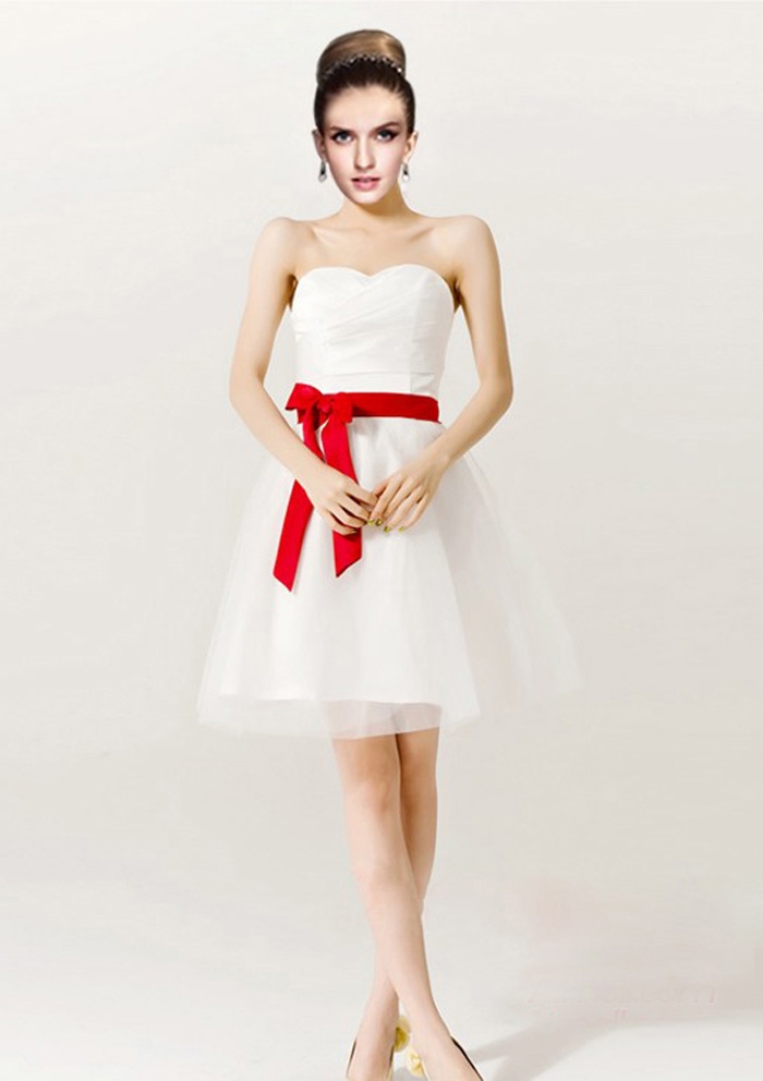 Red And White Wedding Bridesmaid Dresses & A Wonderful Start
