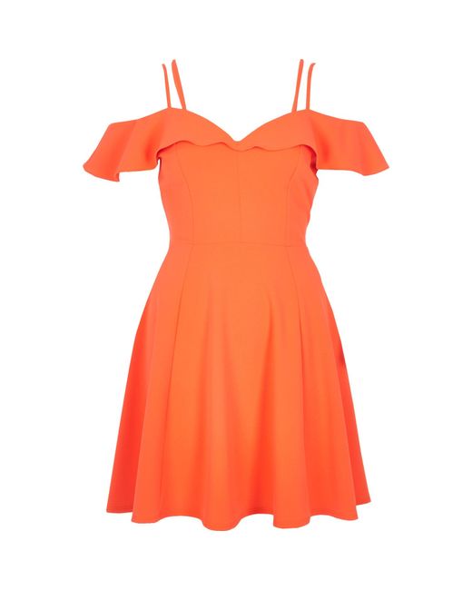 River Island Bardot Skater Dress And How To Look Good