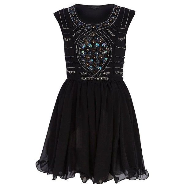 River Island Black Glitter Dress & Online Fashion Review