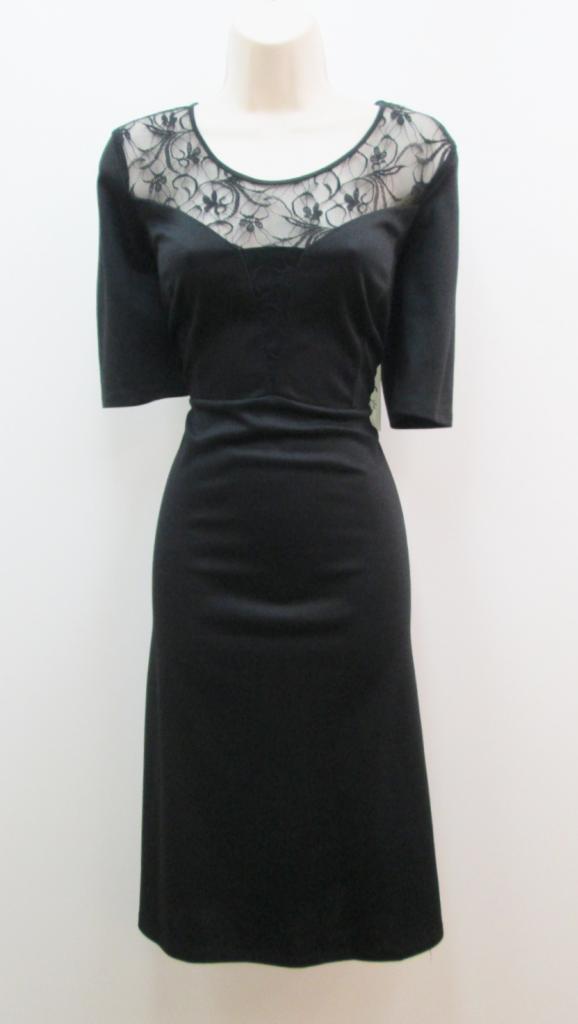 Sangria Black Lace Dress - Elegant And Beautiful