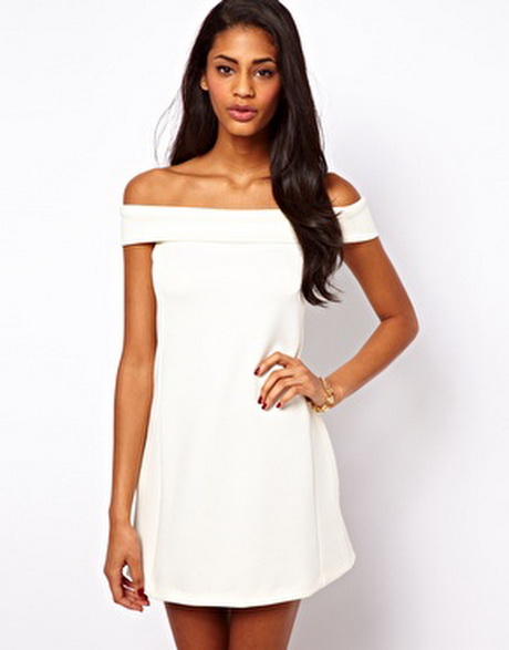 White Eyelet Off The Shoulder Dress : Trends For Fall