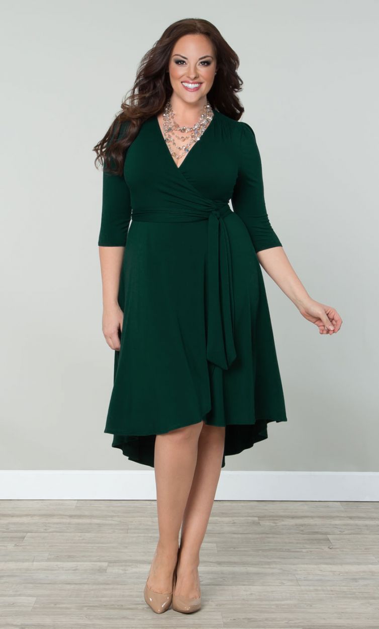 Wrap Plus Size Dress & How To Get Attention